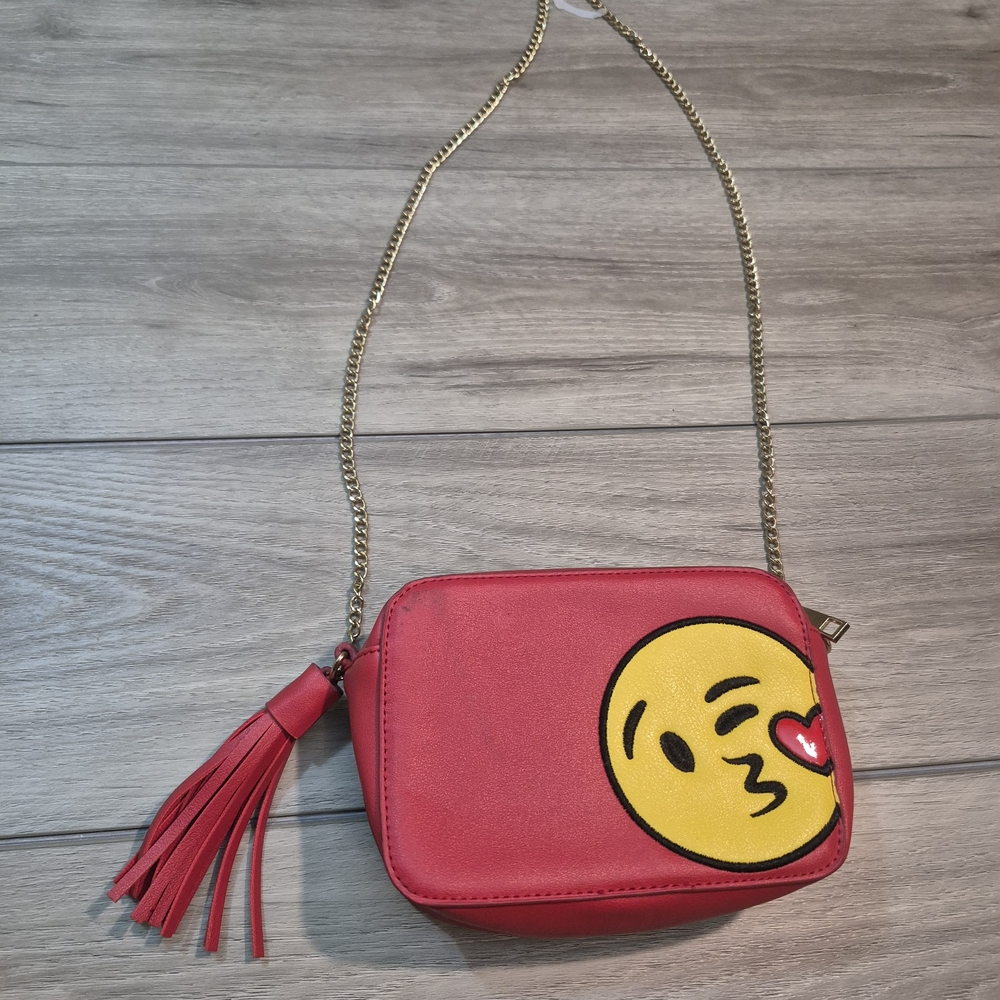 Olivia Miller Red Emoji Mini Bag